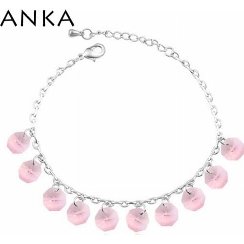 ANKA New Full Geometric Charms Crystal Anklets For Women Gift Crystals from Austria #105880