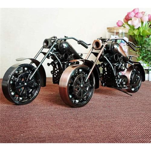 Hand-made metal metal ring iron decoration process aesthetic arc of the motorcycle metal ring statue Easter