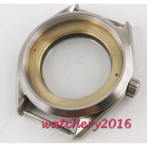 42mm Sapphire Glass Automatic Watch Case fit MIYOTA 82 movement mens Watch