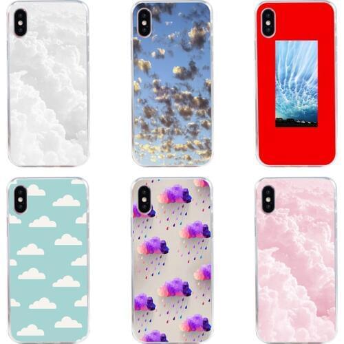 90H clouds on blue sky Soft Silicone Tpu Cover phone Case for iphone 5 5s se X XR XS Max case