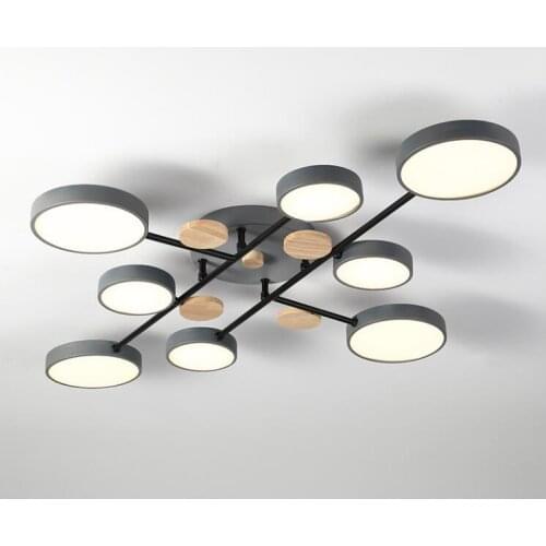 New Nordic LED ceiling lamp creative personality living room lamp atmospheric room bedroom lamp