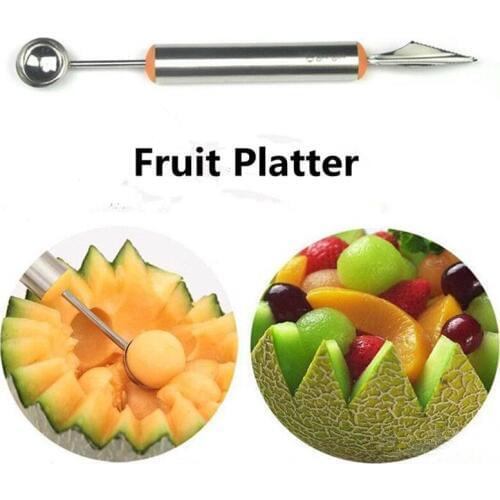 2017 New Fruit Vegetable Carving Knife, Melon Baller To Make Melon Balls With Fruit Carving Knife