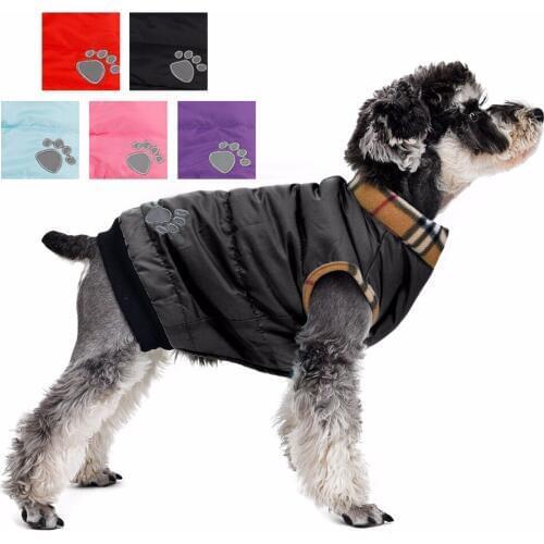 Pet Dog Clothes Classic Style 6 Colors 5 Size Available For Small Meduim Dog Casual Warm Winter Autumn Jacket Coat Pet Apparel