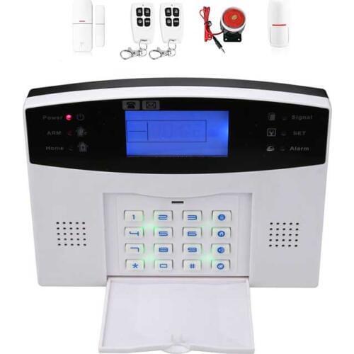 Smart Home Mobile APP Control GSM Wireless TFT Screen Burglar Alarm Security System Six Languages Warning Voice Two Way Audio