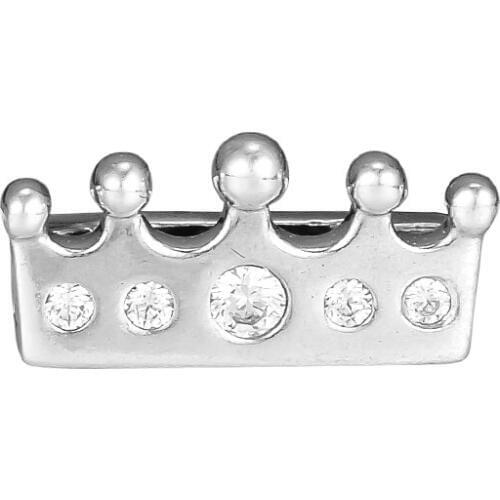 Reflexions Crown Clip Charm Fits Original charms sterling silver Bracelets For Woman DIY Beads For Jewelry Making