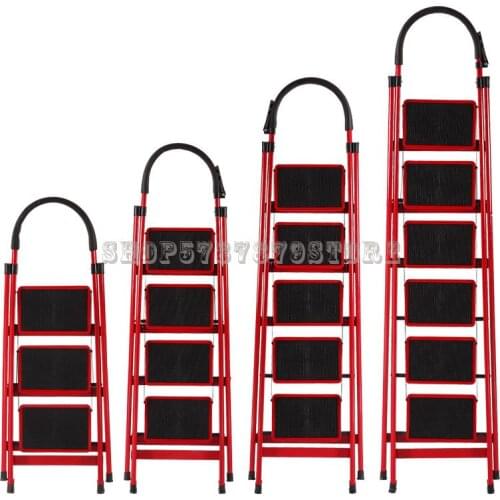 Family Folding Miter Ladder Thickening And Widening Step Ladder Three Step Four Step Five Step Six Step Ladder Package