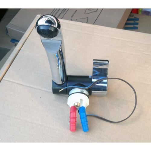 RV cold and hot water electric control faucet folding electric faucet RV accessories