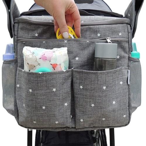 Mommy Stroller Storage Insulated bags Waterproof Multi-function diaper tote bag Organizer Oxford waterproof Accessories Carriage