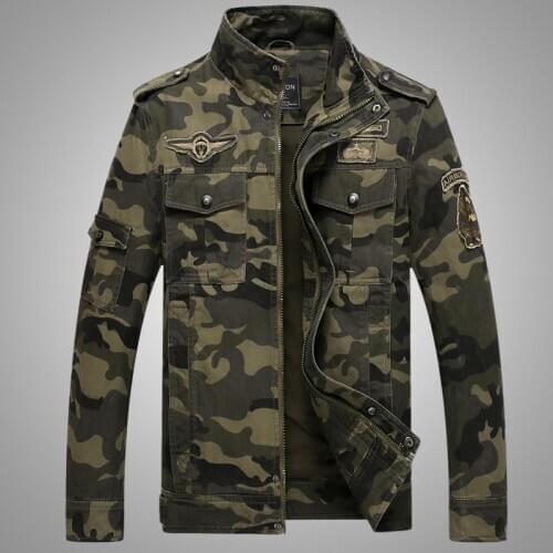 Ymwmhu Mens Camouflage Jackets