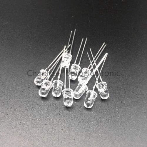 100PCS/Lot 5mm Infrared IR LED Diode 940nm Light Emitting Diode Lamp 5 mm Transparent Water Clear Lens Through Hole 940 nm