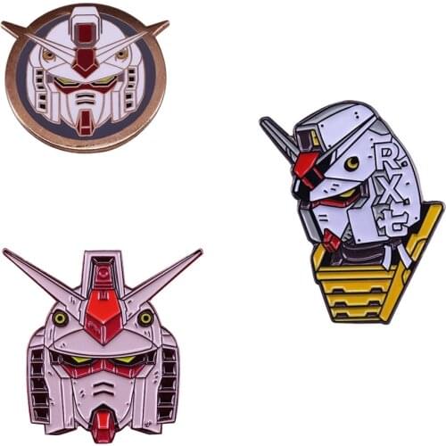 Gundam Brooc Japanese Anime giant robots Accessory