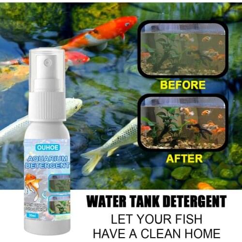1pc 30ml Fish Tank Algae Remover Aquarium Moss Algae Removal Potion Aquatic Living Environment Cleaning Products Dropshipping