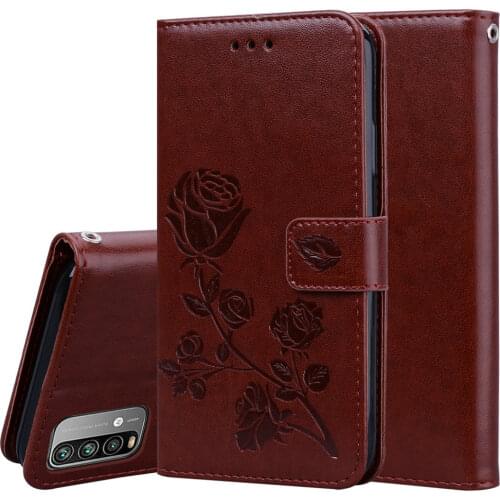 Poco M3 X3 Pro Flip Case PU Leather 3D Rose Elegant Wallet Skin for Xiaomi Poco X3 NFC Case Mi PocoPhone X 3 M Phone Cover Funda