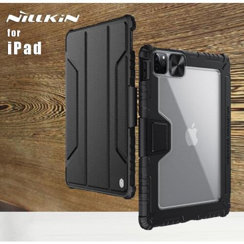 Nillkin for Apple iPad Air 10.9 2020 4 10.2 Pro 12.9 11 2020 10.5 Air Mini 2019 4 Case Bumper Flip Leather Case Back Cover