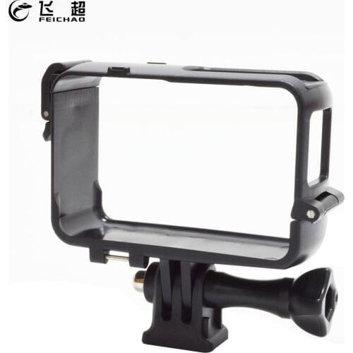 FEICHAO Camera Mounting Bracket Anti-fall Dustproof Protective Case Border Frame For Insta360 ONE R 4K Action Camera Accessories