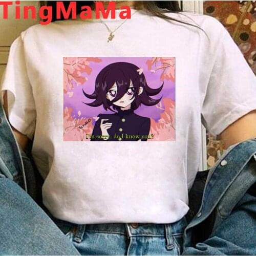 Danganronpa Nagito Komaeda Ouma Kokichi t shirt male plus size couple clothes harajuku grunge vintage t shirt clothes ulzzang