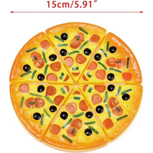 Children Kids Kitchen Pizza Party Fast Food Slices Cutting Pretend Play Food Toy Wholesale Dropshipping
