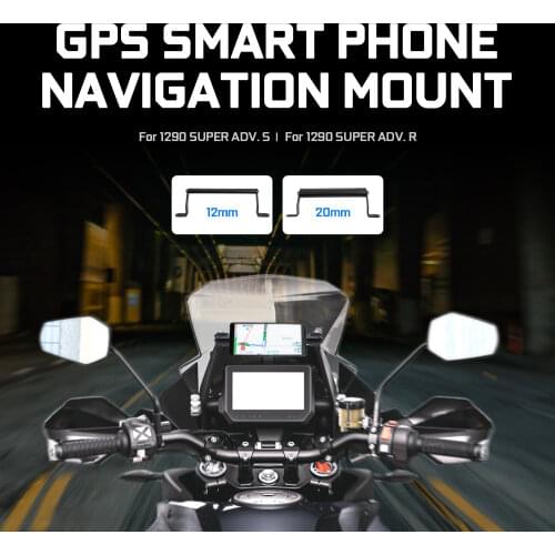 For KTM 1290 Super Adventure ADV S R 2018 2019 2020 2021 Motorcycle GPS Smart Phone Navigation Mount Bracket Adapter Holder New