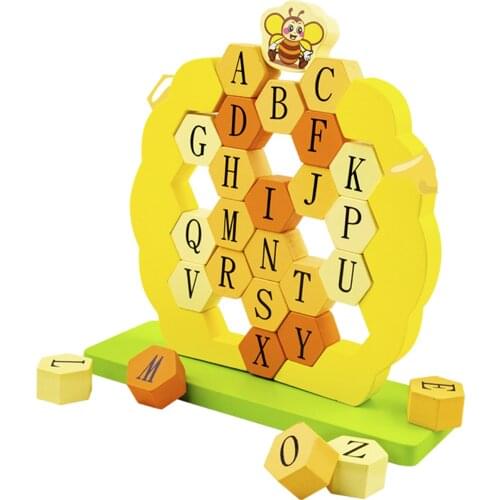 ABC Alphabet Puzzle Early Learning Educational Montessori Sensory Toys Gift
