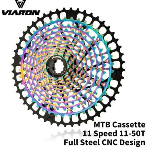 VIARON MTB 11S 12 Speed 11-50 Cassette HG Standard 12v k7 Ultralight Full Steel Lightweight 11S 12 speed Sprocket