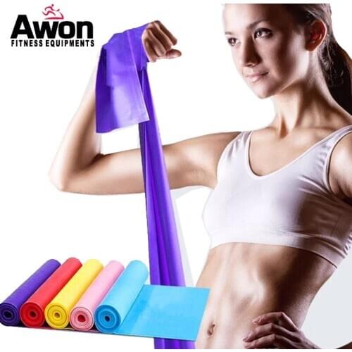 2018 Hot Gym Fitness Equipment Strength Training Latex Elastic Resistance Bands Workout Crossfit Yoga Rubber