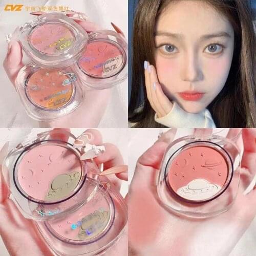 Makeup Matte Cheek Blusher Natural Peach Rouge Face Blush Palette Cheek Blush Pigmented Highlighter Bronzer Palette Cosmetic