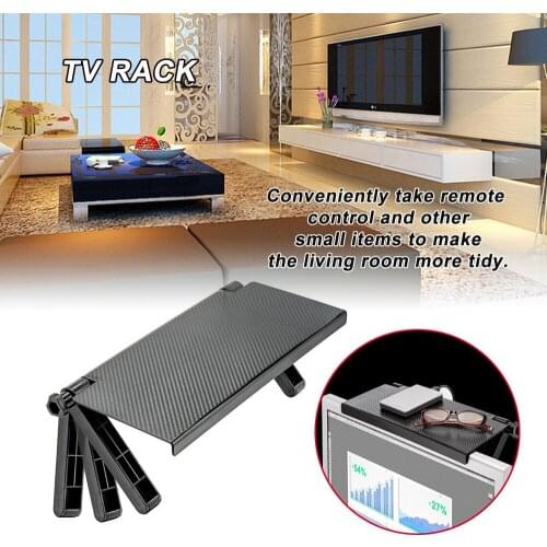 Multifunction Adjustable TV Screen Storage Top Shelf Rack Holder Desktop Stand Rack Adjustable Caddy Organizer Dropshipping
