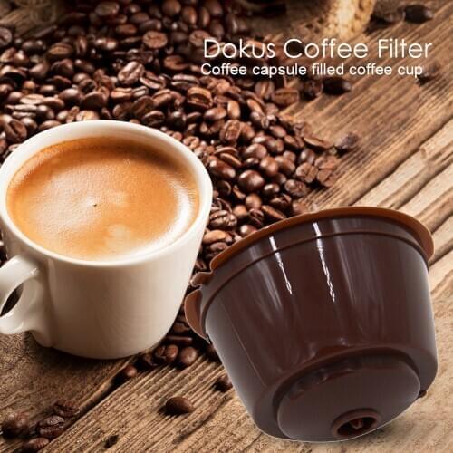 Reusable Filter Coffee Capsule Cups Strainer Refillable Coffee Filter Coffeeware for Dolce Gusto Dolce Capsule Coffeeware