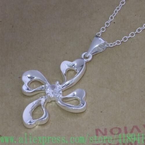 Silver Plated Necklace Silver Plated fashion jewelry pendant /azpajqwa agkaixra AN065