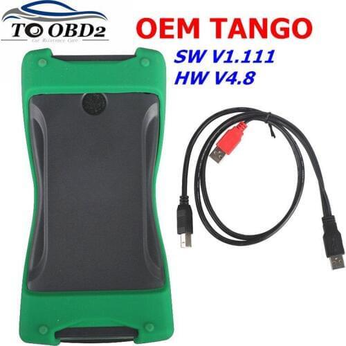 OEM TANGO Auto Key Programmer Full Software V1.111 OBDII Key Remote Control Transponder Tango OBD2 Car Key Maker Update Online