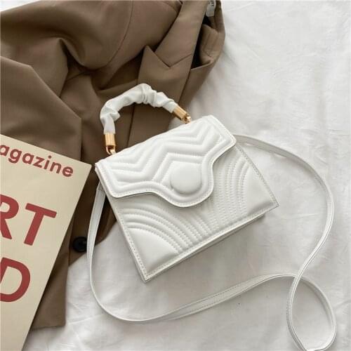 2021 Luxury Womens Shoulder Handbag PU Leather Quality Messenger Casual Fashion Classic Womens Bag Messenger Handbag