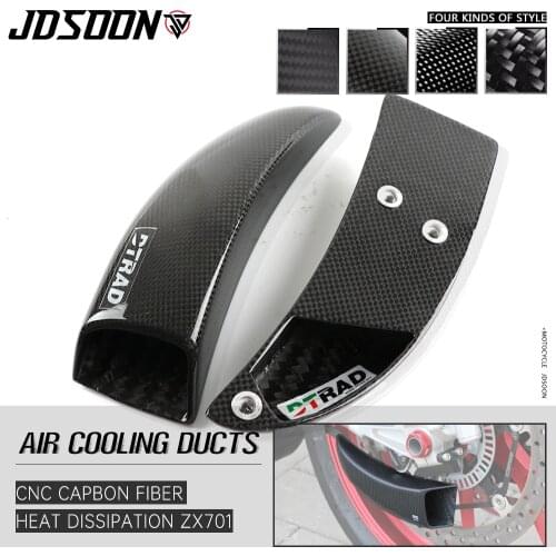Carbon Fiber Air Cooling Ducts Brake Cooling Mounting kit System For DUCATI 848 2008-2013 MONSTER 1100 2012 795/796/696/1100S