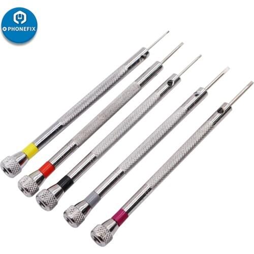Steel Alloy Watch Screwdriver Tools Watch Repair Kit Watch Band Remover Mini Silver Links Watchmaking Tools Clock Screwdrivers