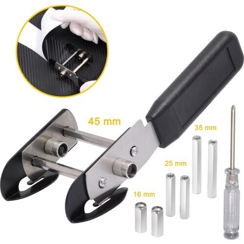 EHDIS Car Wrap Vinyl PTFE Coating Knife Cutter Twin Head Foil Film Slitter Metal Blade Variable Width Auto Sticker Cutting Tool