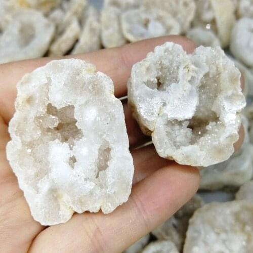 2pcs 4-5cm Natural Agate geode Crystal Geode Stones And Crystals Gifts