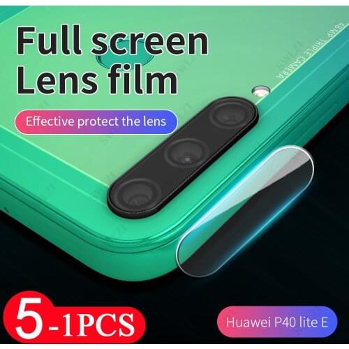 5-1Pcs Camera Lens protector for huawei P40 P30 lite P20 pro plus phone screen protector P40 lite E Camera Glass protective Film