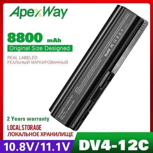 8800mAh laptop battery for HP Pavilion dv6-2100 dv6t dv6z for COMPAQ Presario CQ50-100 CQ40 CQ41 CQ45 CQ50 CQ60 CQ61 CQ61z CQ70