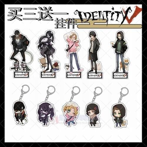 Anime Game Identity V Emma Woods Fiona Gilman Acrylic Cute Stand Model Plate Collection Cartoon Desk Decor Gifts Xmas 15CM