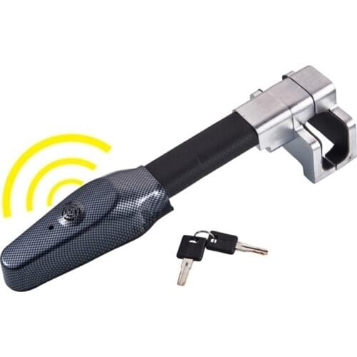 Car Steering Wheel Lock Universal Security Car Anti Theft Safety Alarm Lock Retractable Anti Theft Protection T-locks