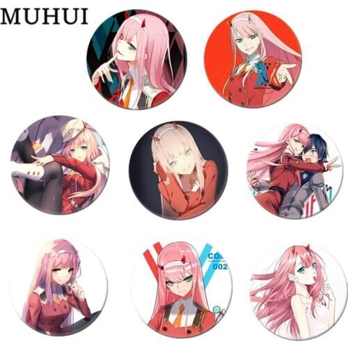 Free Shipping Anime DARLING in the FRANXX Brooch Pin Cosplay Badge For Clothes Backpack Decoration Pin Gift Jewelry