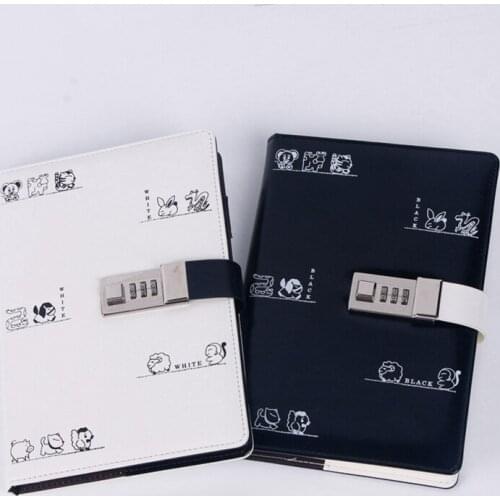 A5 Diary with Lock Planner Refill Journal Traveler Agenda Agenda Password Book