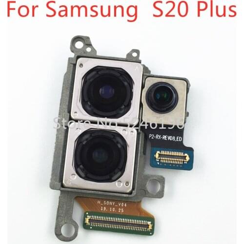 Back Rear big Main Camera Module Flex Cable For Samsung Galaxy S20 Plus S20+ G985F G985U Flex Cable Camera Bar Replacement parts
