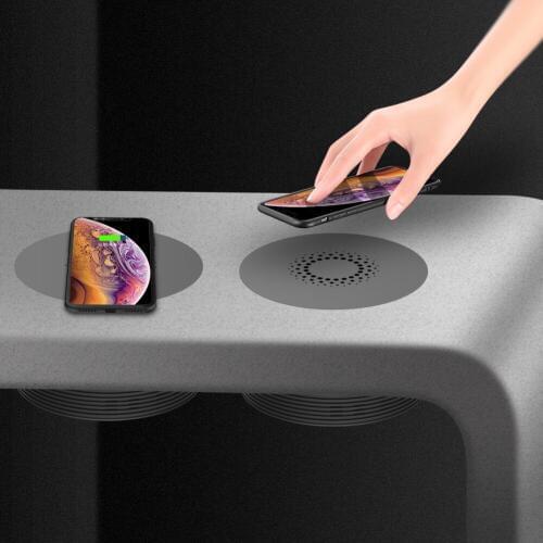 Hot invisible fast true wireless charger up to 40mm away with qi wireless charger for long distance