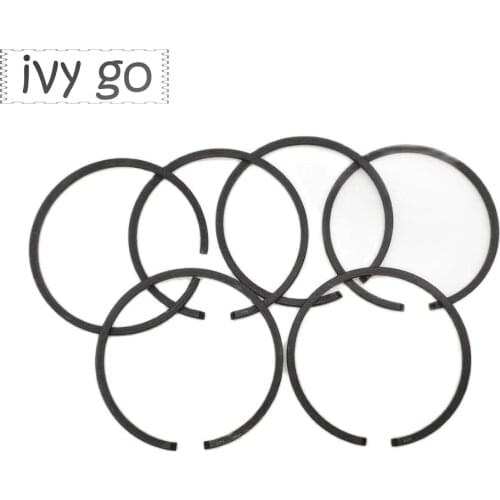 6Pcs/Lot Brush Cutter 38mm x 1.5mm Piston Rings Set Fit For CG430 CG520 Trimmer Brush Cutter Universal Replacement Spare Tools