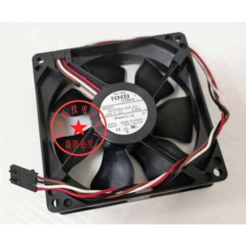 NMB-MAT 09225SA-24P-EU 01 DC 24V 0.26A 90x90x25mm 4-Wire Server Cooling Fan