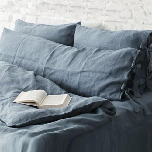 Nordic 100% Linen Pillowcase with Long Pillow for Sleeping Nature Linnen Pillow Case Flax Pillow Cover Decorative Dakimakura