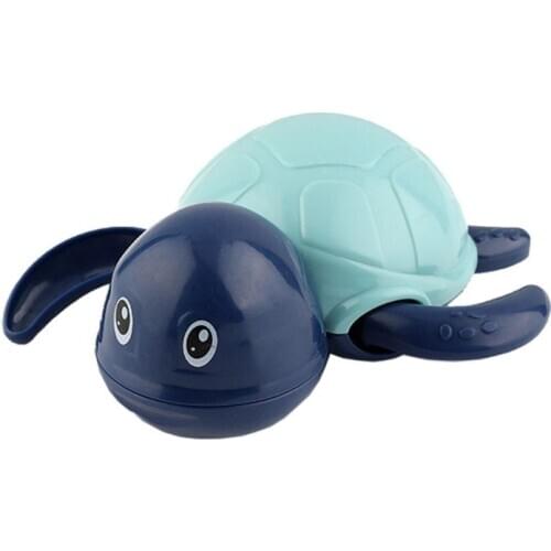 2021 New Baby Floating Bath Thermometer Infant Swim Turtle Clockwork Kids Beach Bath Toys