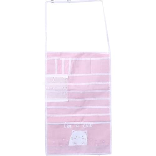 2021 New Multifunctional Student Learning Hanging Book Bag Desk Organizer Creative Canvas Book Storage Magazine Holder