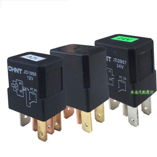 For Nissan Teana Sunny MORANO Sylphy Fuse Box Relay Acm33221 4/5 Pin 12V / 24V JD1956 JD2957 JD2956 Relay