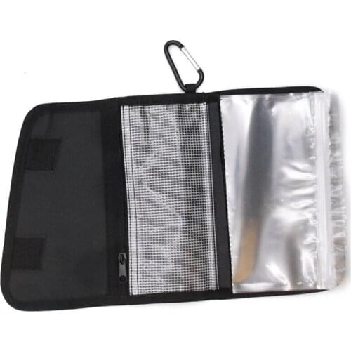Mesh Soft Fishing Bait Lure Bag Fishing Sequin Lure Storage Bags Pouch Portable Multi-use Box for Worms and Jigs